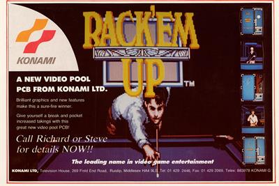 Rack 'em Up - Advertisement Flyer - Front Image