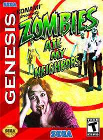 Zombies Ate My Neighbors - Fanart - Box - Front Image