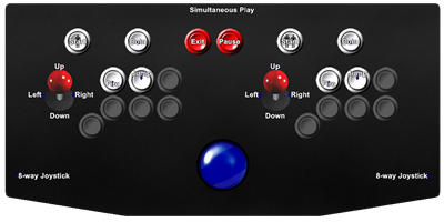Toppy & Rappy - Arcade - Controls Information Image