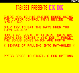 Dig Dog - Screenshot - Game Title Image