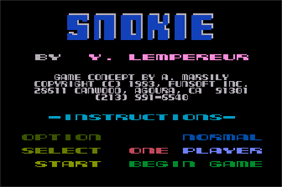 Snokie - Screenshot - Game Title Image