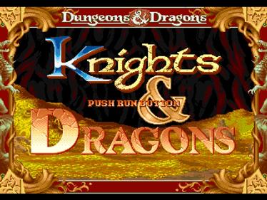 Dungeons & Dragons: Knights & Dragons - Screenshot - Game Title Image