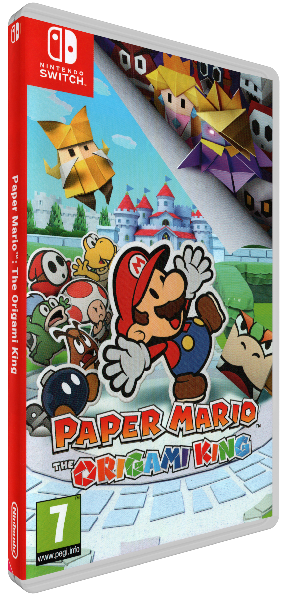 Paper Mario Origami King Case Only NO GAME Nintendo Switch Empty  Replacement Box