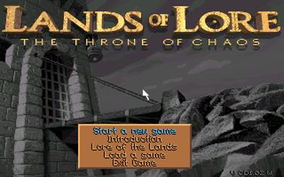 Lands of Lore: The Throne of Chaos - Screenshot - Game Title Image