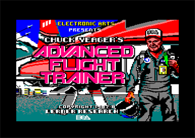 Chuck Yeager's Advanced Flight Trainer - Screenshot - Game Title Image