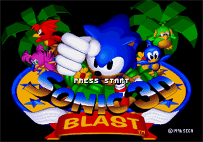 Sonic 3D Blast - Screenshot - Game Title Image