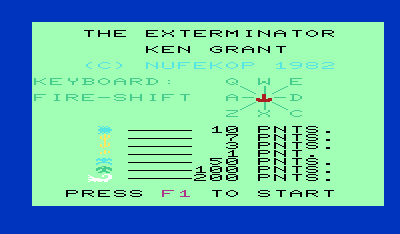 Exterminator - Screenshot - Game Title Image