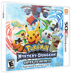 Pokémon Mystery Dungeon: Gates to Infinity - Box - 3D Image