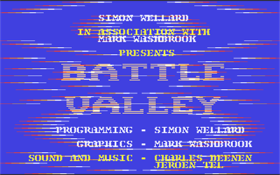 Battle Valley - Screenshot - Game Title Image