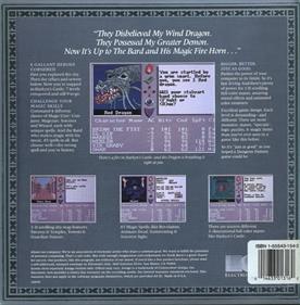 Tales of the Unknown: Volume 1: The Bard's Tale - Box - Back Image