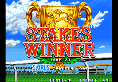 Stakes Winner - Screenshot - Game Title Image