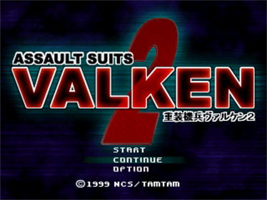 Assault Suits Valken 2 - Screenshot - Game Title Image
