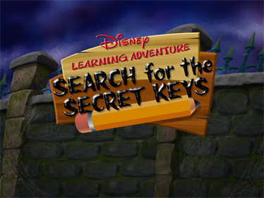 Disney Learning Adventure: Search for the Secret Keys - Screenshot - Game Title Image