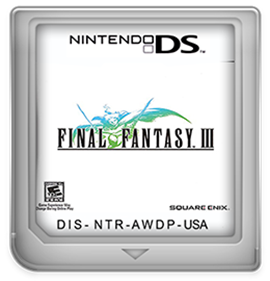 Final Fantasy III - Fanart - Cart - Front Image