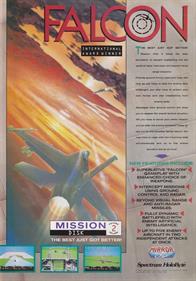 Falcon Mission Disk II: Operation: Firefight - Advertisement Flyer - Front Image