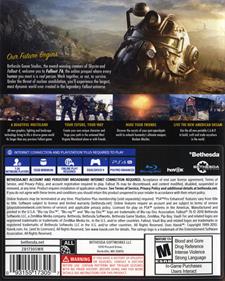 Fallout 76 - Box - Back Image
