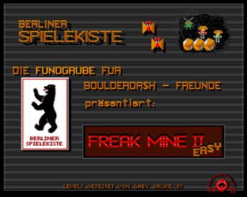 Freak Mine 2 Easy - Screenshot - Game Title Image