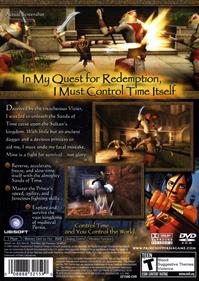 Prince of Persia: The Sands of Time - Box - Back Image