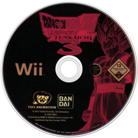 Dragon Ball Z: Budokai Tenkaichi 3 - Disc Image