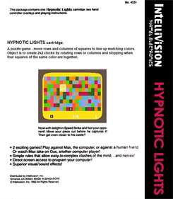 Hypnotic Lights - Box - Back
