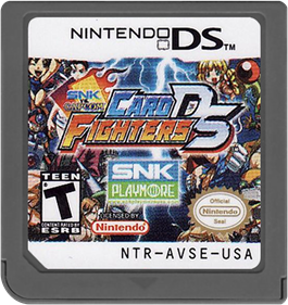 SNK vs. Capcom Card Fighters DS - Cart - Front Image