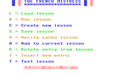 The French MIstress: Level B - Screenshot - Game Title Image
