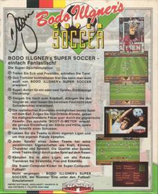 Gazza's Super Soccer - Box - Back Image
