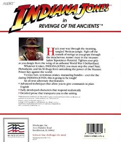 Indiana Jones in Revenge of the Ancients - Box - Back Image