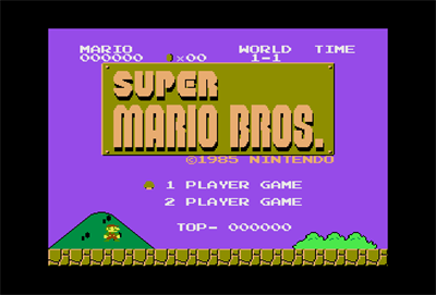 Super Mario Bros. - Screenshot - Game Title Image