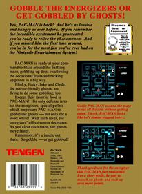 Pac-Man (Tengen) - Box - Back Image