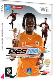 PES 2008: Pro Evolution Soccer - Box - 3D Image