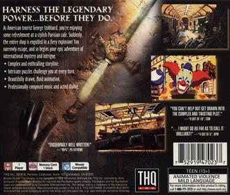 Broken Sword: The Shadow of the Templars - Box - Back Image