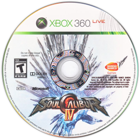 SoulCalibur IV - Disc Image