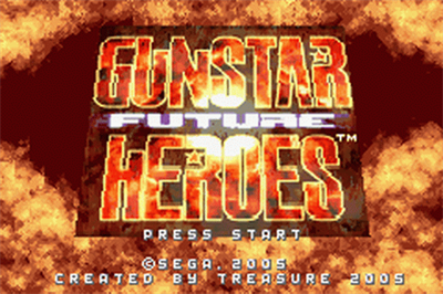 Gunstar Super Heroes - Screenshot - Game Title Image