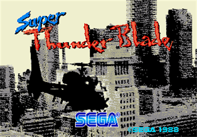 Super Thunder Blade - Screenshot - Game Title Image