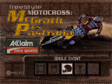 Freestyle Motocross: McGrath vs. Pastrana - Screenshot - Game Title Image