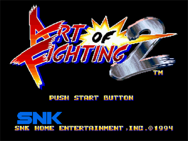 Art of Fighting 2 - Screenshot - Game Title Image