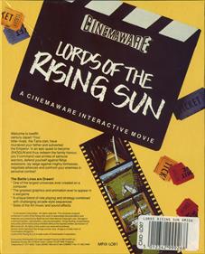 Lords of the Rising Sun - Box - Back Image