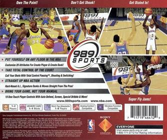 NBA ShootOut 2002 - Box - Back Image