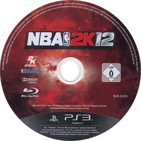 NBA 2K12 - Disc Image