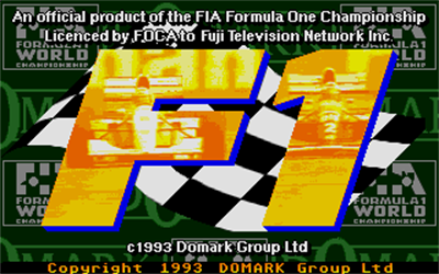 F1 - Screenshot - Game Title