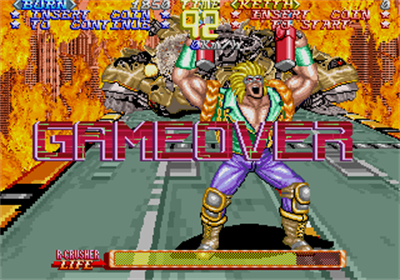 Riding Fight - Screenshot - Game Over Image