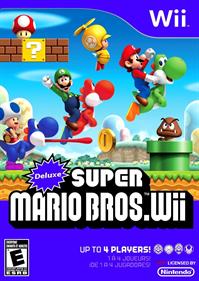 Deluxe Super Mario Bros Wii - Box - Front Image