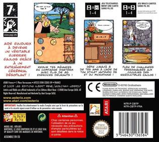 Asterix: Brain Trainer - Box - Back Image