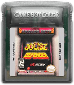 Arcade Hits: Joust & Defender - Fanart - Cart - Front