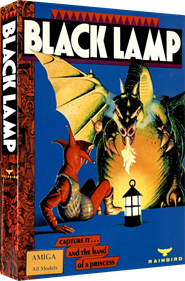 Black Lamp - Box - 3D Image