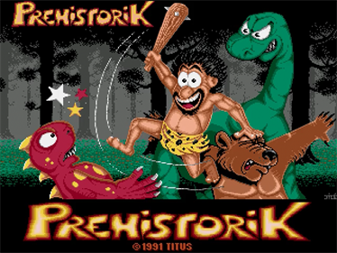 Prehistorik - Screenshot - Game Title Image