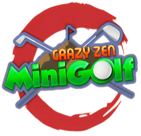 Crazy Zen Mini Golf - Clear Logo Image