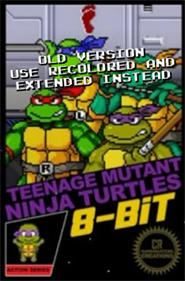 TMNT 8-bit Recolored and Extended - Fanart - Box - Front Image