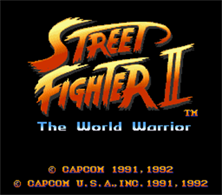 Street Fighter II - Screenshot - Game Title Image